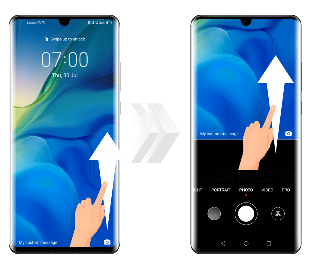 Часы хонор на экране блокировки как. Huawei p9 Lite 2017.
