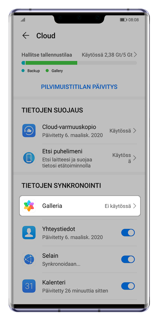 Helpot ohjeet datan synkronoimiseksi HUAWEI Cloudin kanssa | HUAWEI Tuki  Suomi