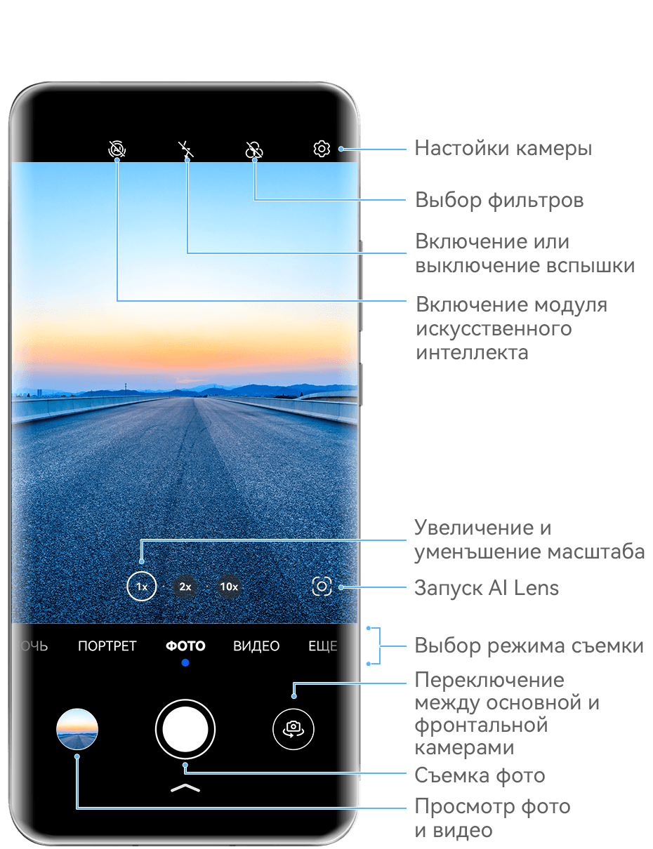 Съемка фото | HUAWEI поддержка Казахстан