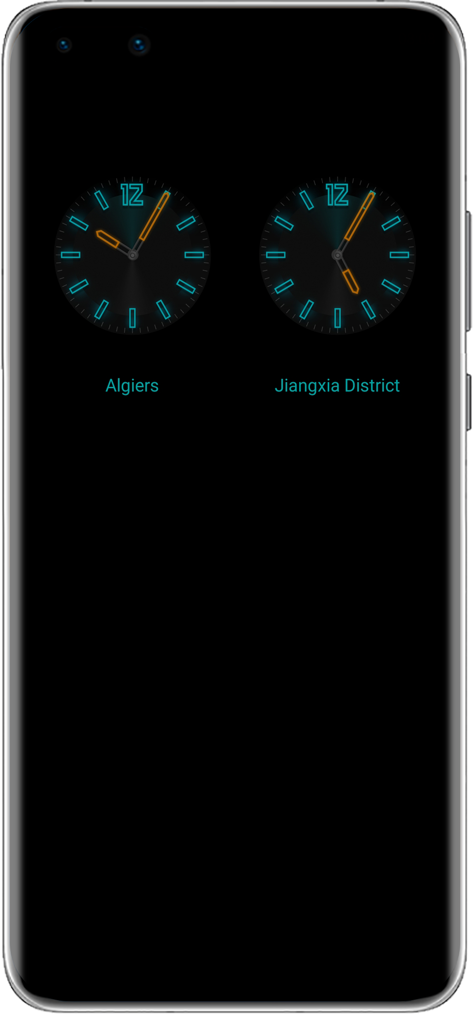 Time And Notification Icon Are Not Displayed When An Analog Clock Style Has Been Set For Always On Display Huawei Support Global