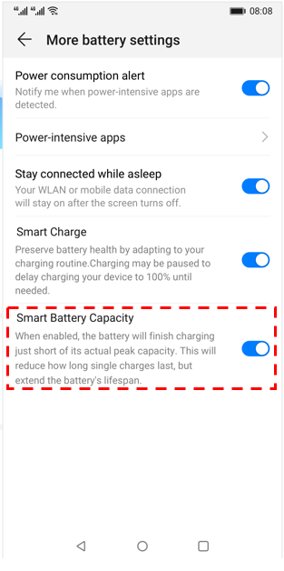 Enabling Smart Charge And Smart Battery Capacity Huawei Support Philippines