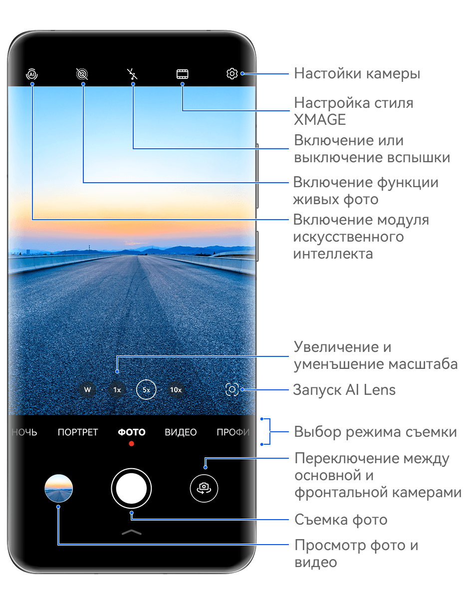 Съемка фото | HUAWEI поддержка Беларусь