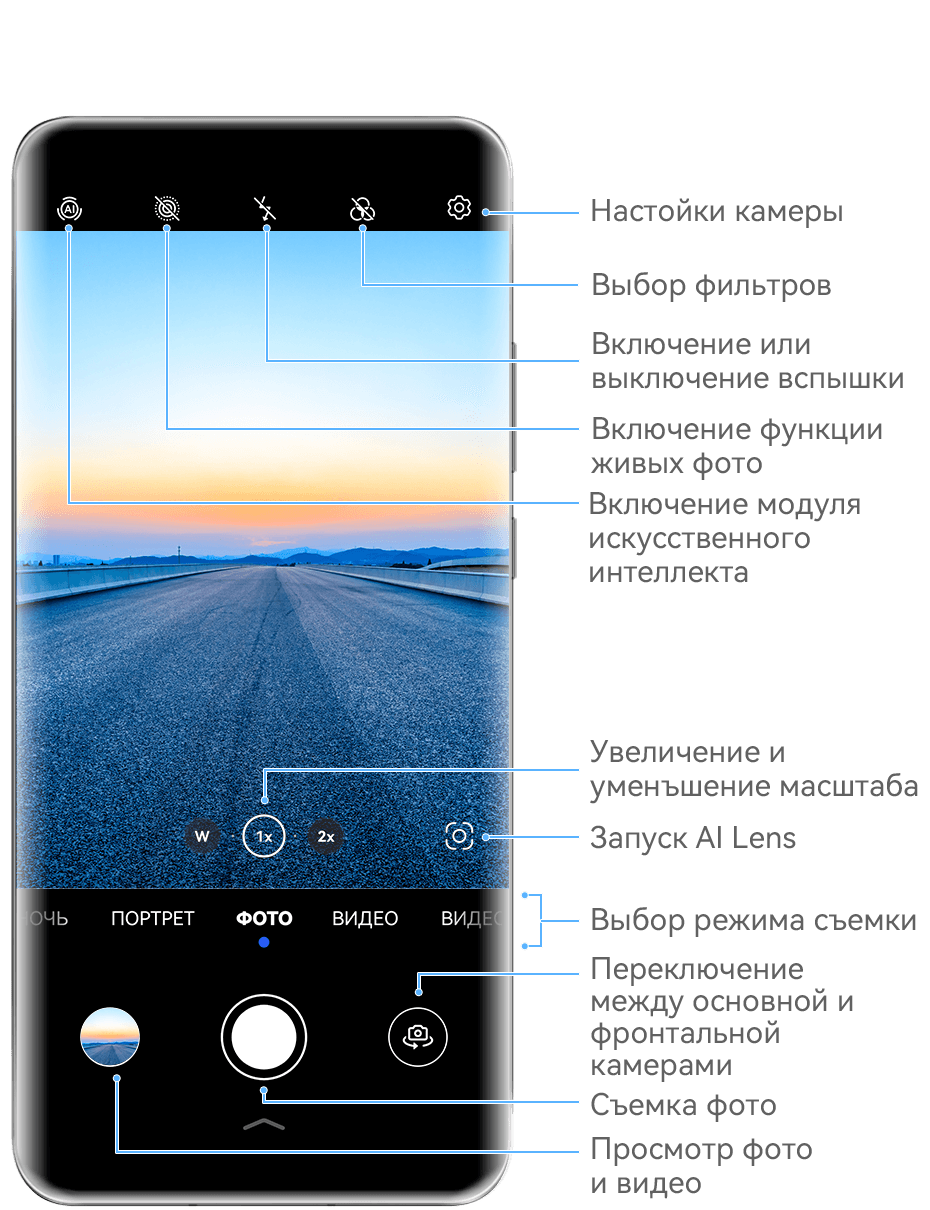 Съемка фото | HUAWEI поддержка Казахстан
