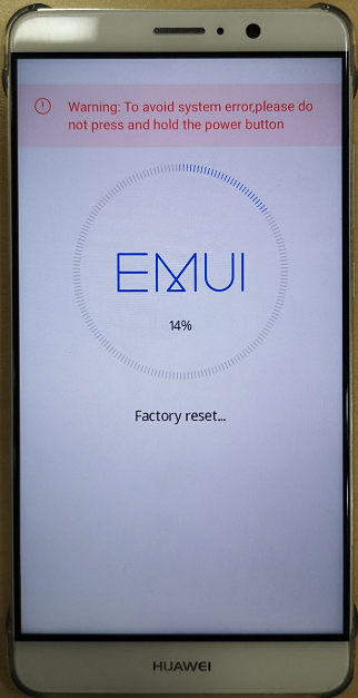 Simロックフリー製品の強制初期化 ファクトリーリセット 方法 Emui5 Xx以降 パスワード忘れなどの場合 Huawei サポート 日本