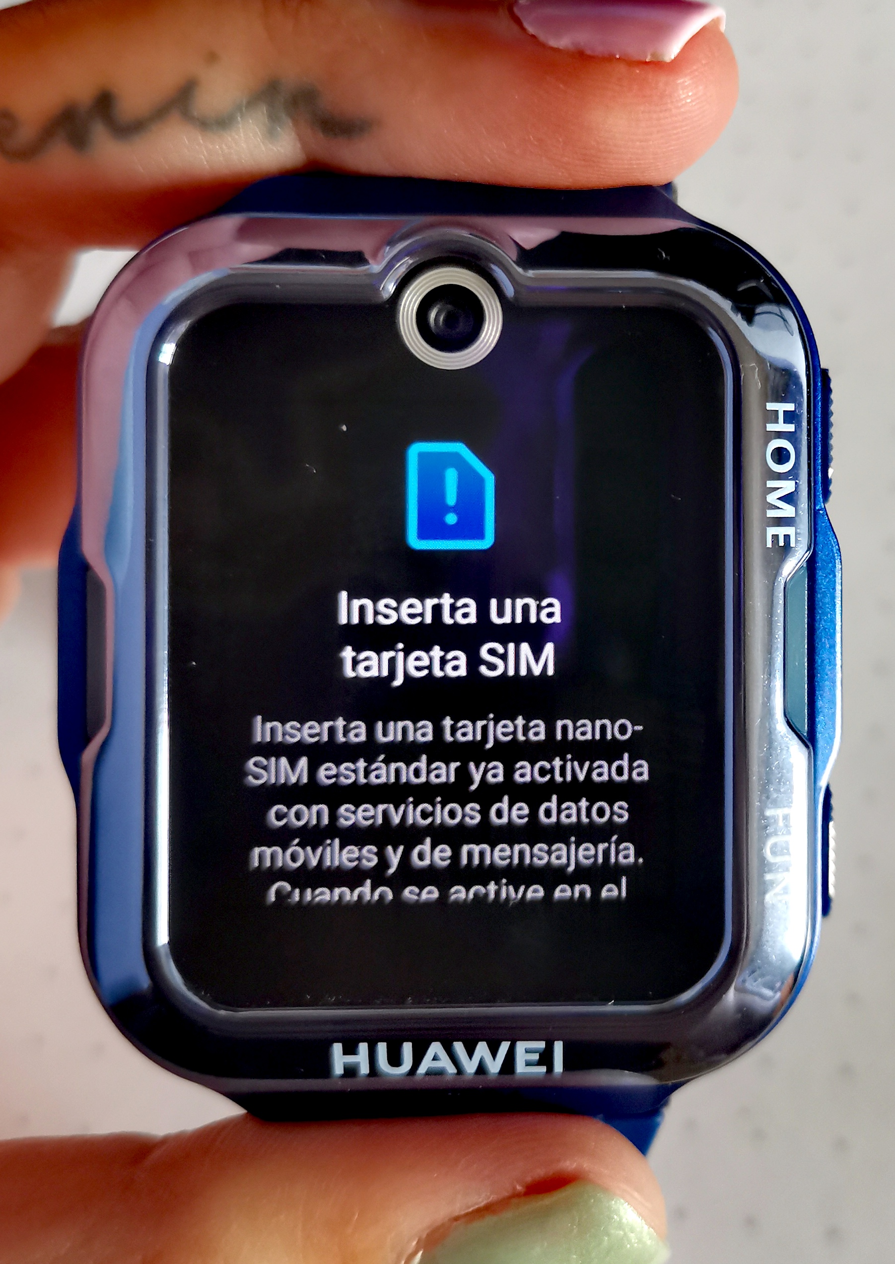 Insertar tarjeta SIM en Watch Kids 4 Pro HUAWEI Soporte Argentina