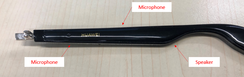 Where Are The Microphone And Speaker Of The Glasses Located Huawei Support Global