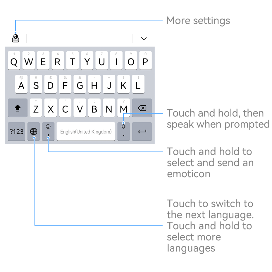 Use Celia Keyboard | HUAWEI Support Ireland