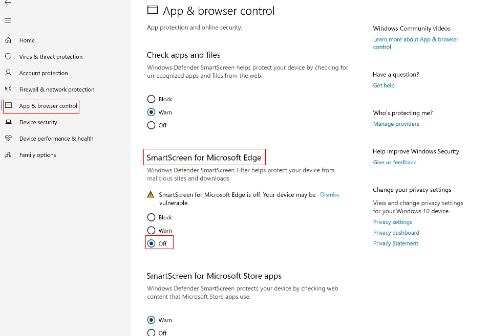 app and browser control