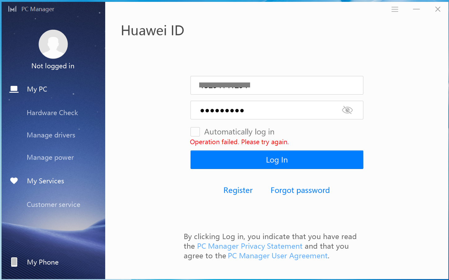 I Am Prompted With An Error Message Indicating That The Connection Has Failed Huawei Support Singapore