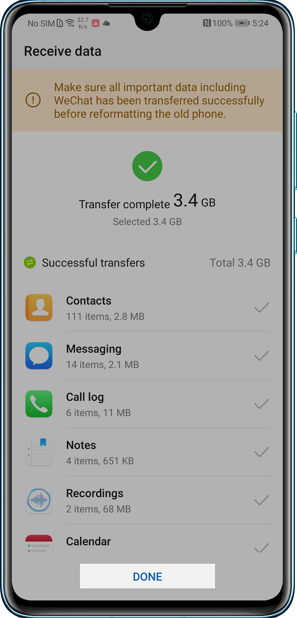 iphone transfer interrupted