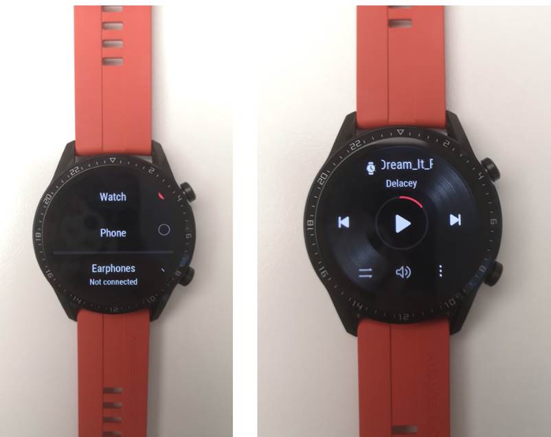 Huawei watch with online music