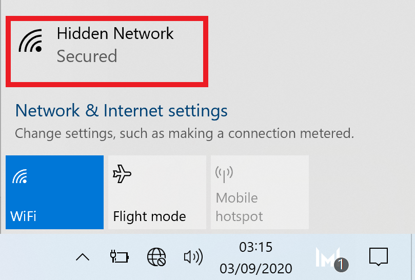 why wont my laptop connect to my hotspot