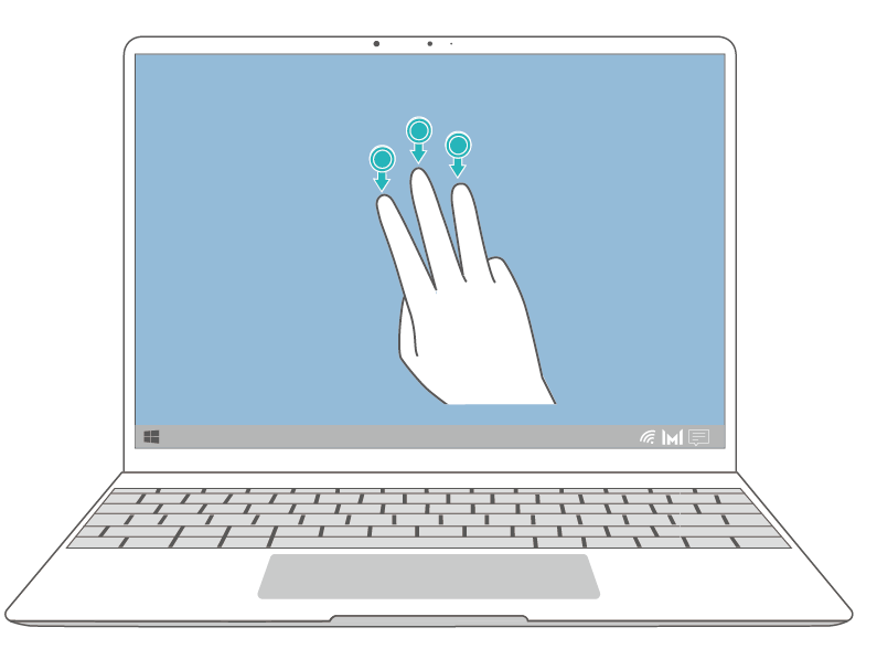 Finger Gesture Screenshot Huawei Support Global