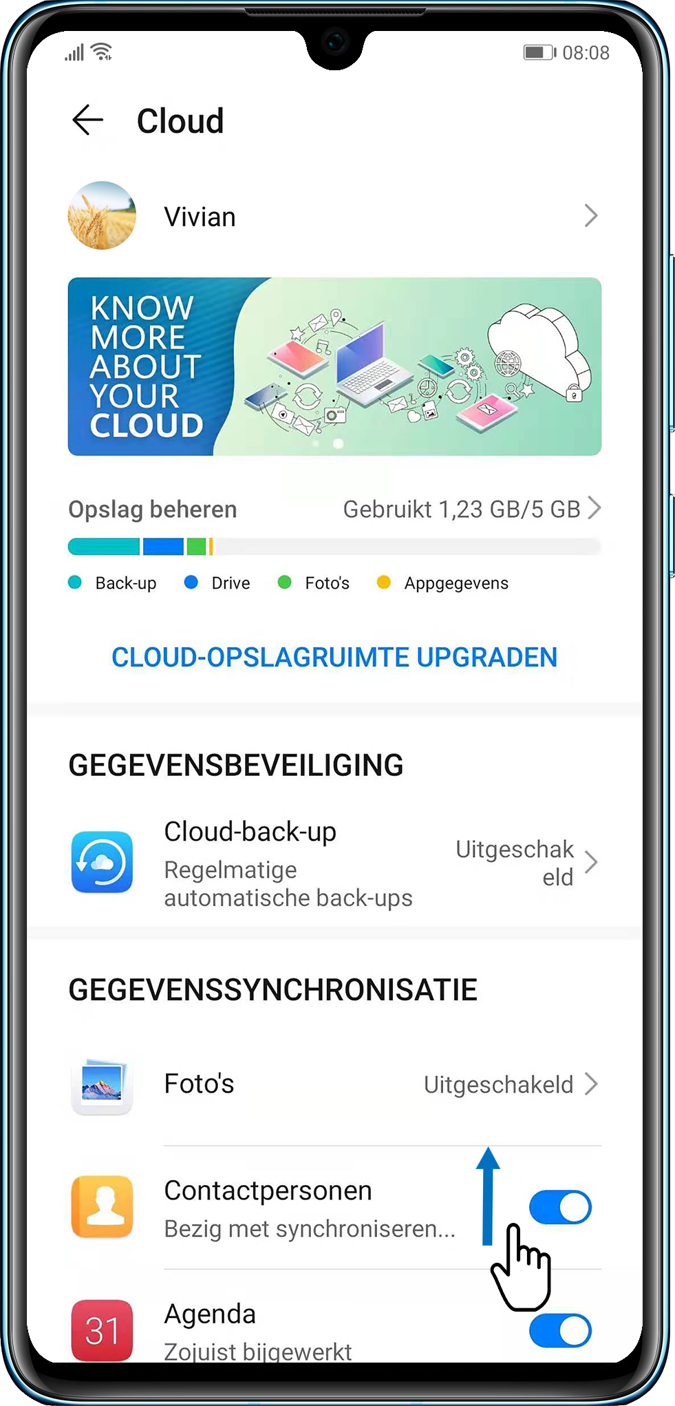 sessie geef de bloem water gaan beslissen Hoe synchroniseer ik gegevens van Cloud naar mijn telefoon? | HUAWEI  Ondersteuning Nederland