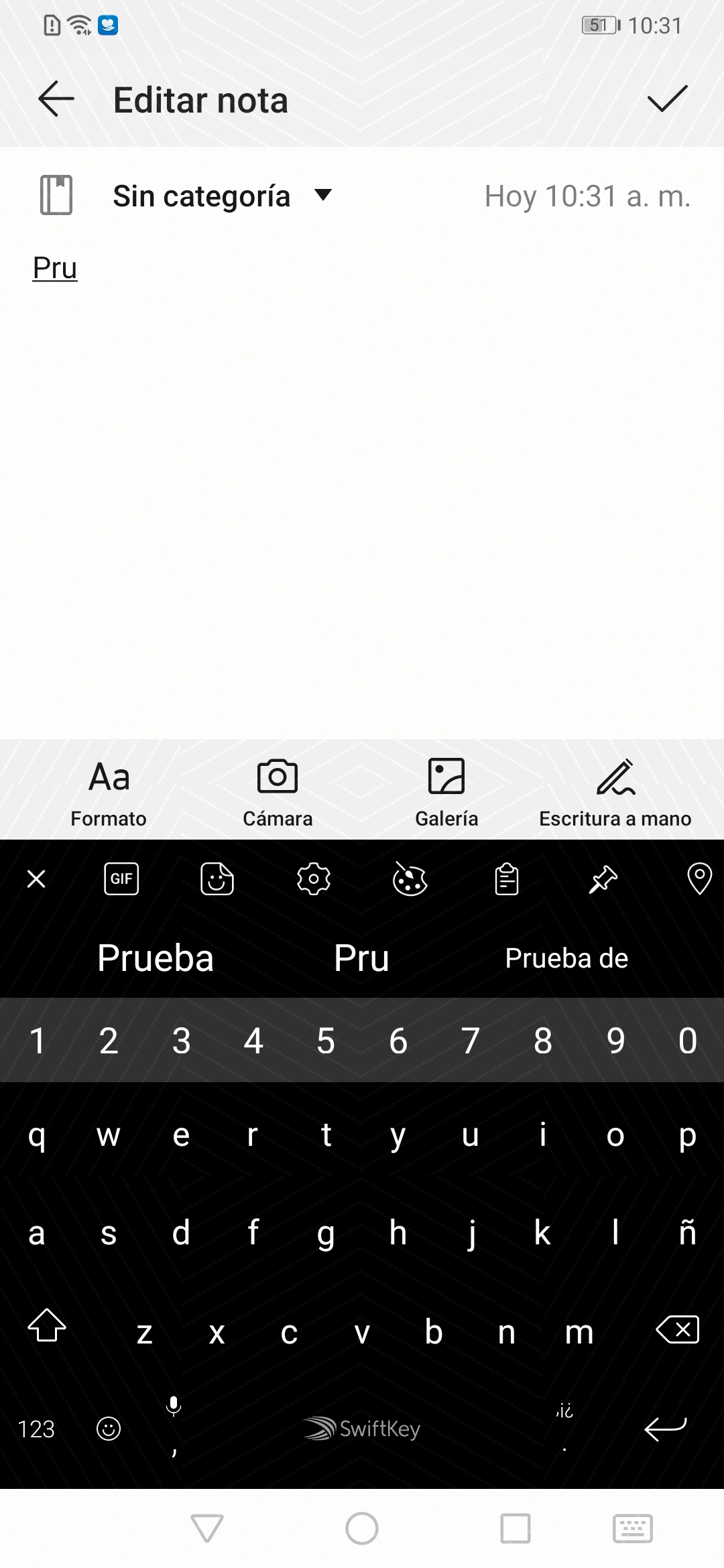 local Doctrina Samuel Cómo quitar el texto predictivo en el teclado SwiftKey? | HUAWEI Soporte  Colombia