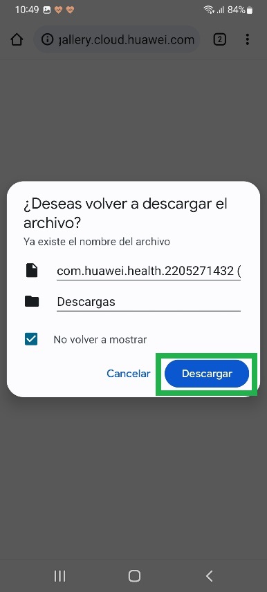 Salud Huawei- No se puede descargar el paquete de idiomas - HUAWEI