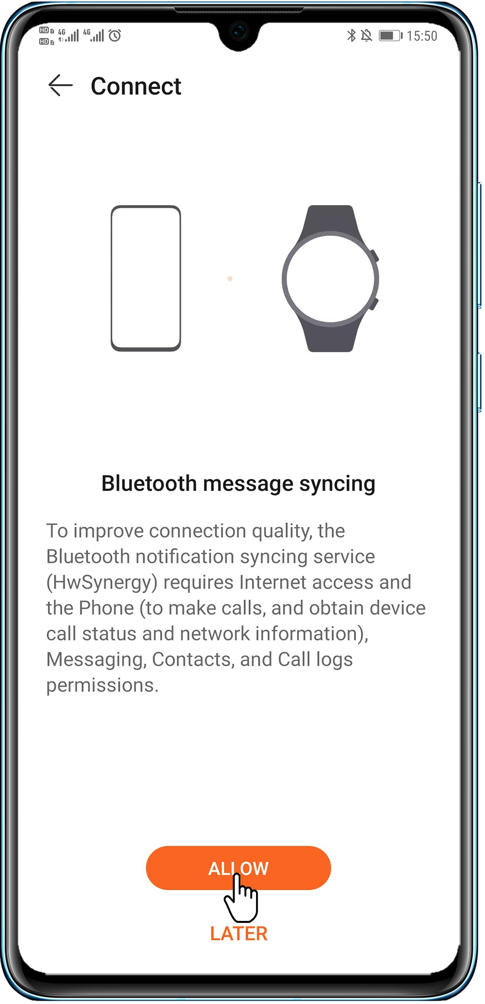 why bt notification app wont send text messages
