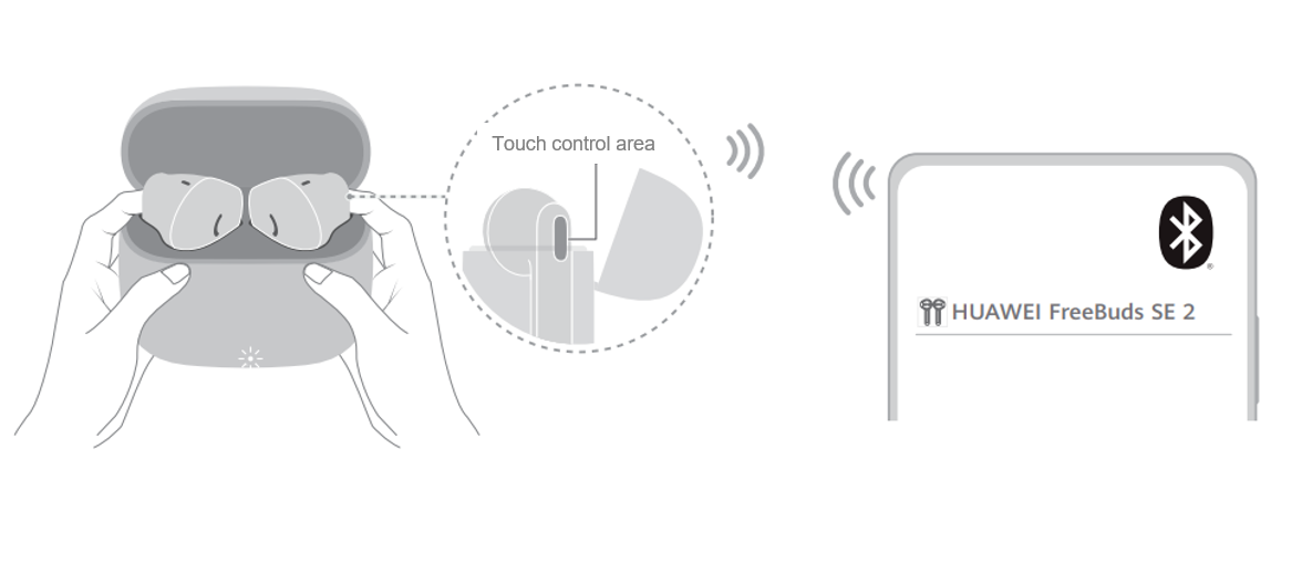 Setting up my HUAWEI FreeBuds series FreeClip earphones HUAWEI