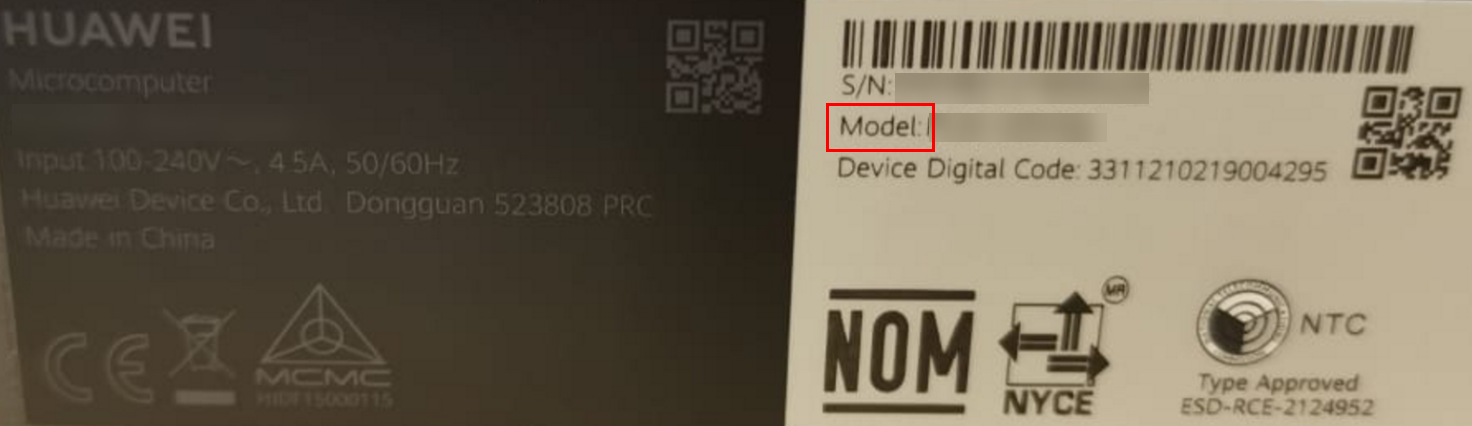 Finding the model number of my computer
