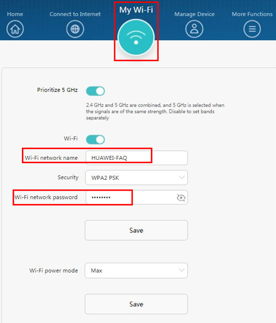 How Do I Modify My HUAWEI Router s Wi Fi Name And Password HUAWEI 