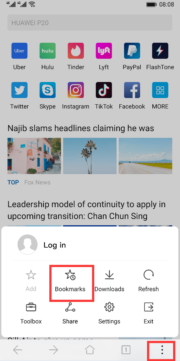 How To Edit Huawei Browser Bookmarks Huawei Support Qatar