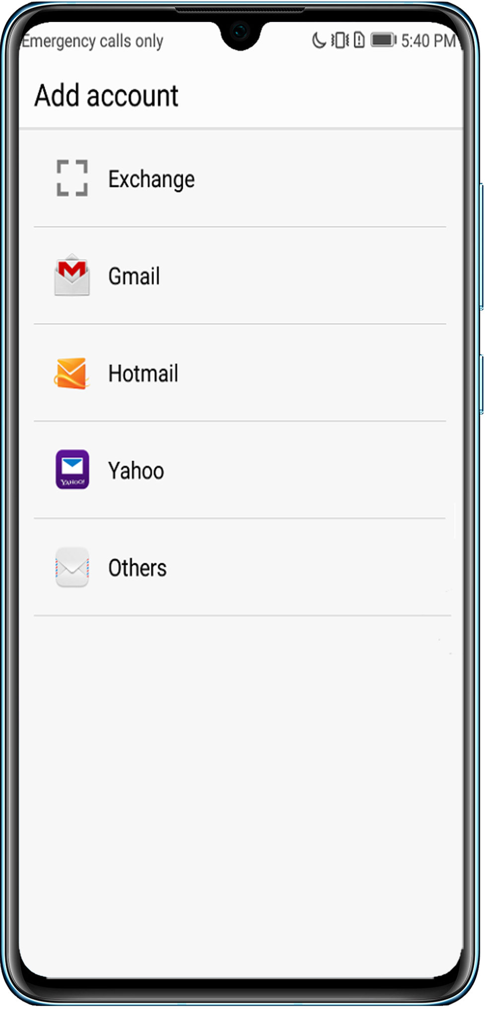 how to set up icloud email on gmail app android