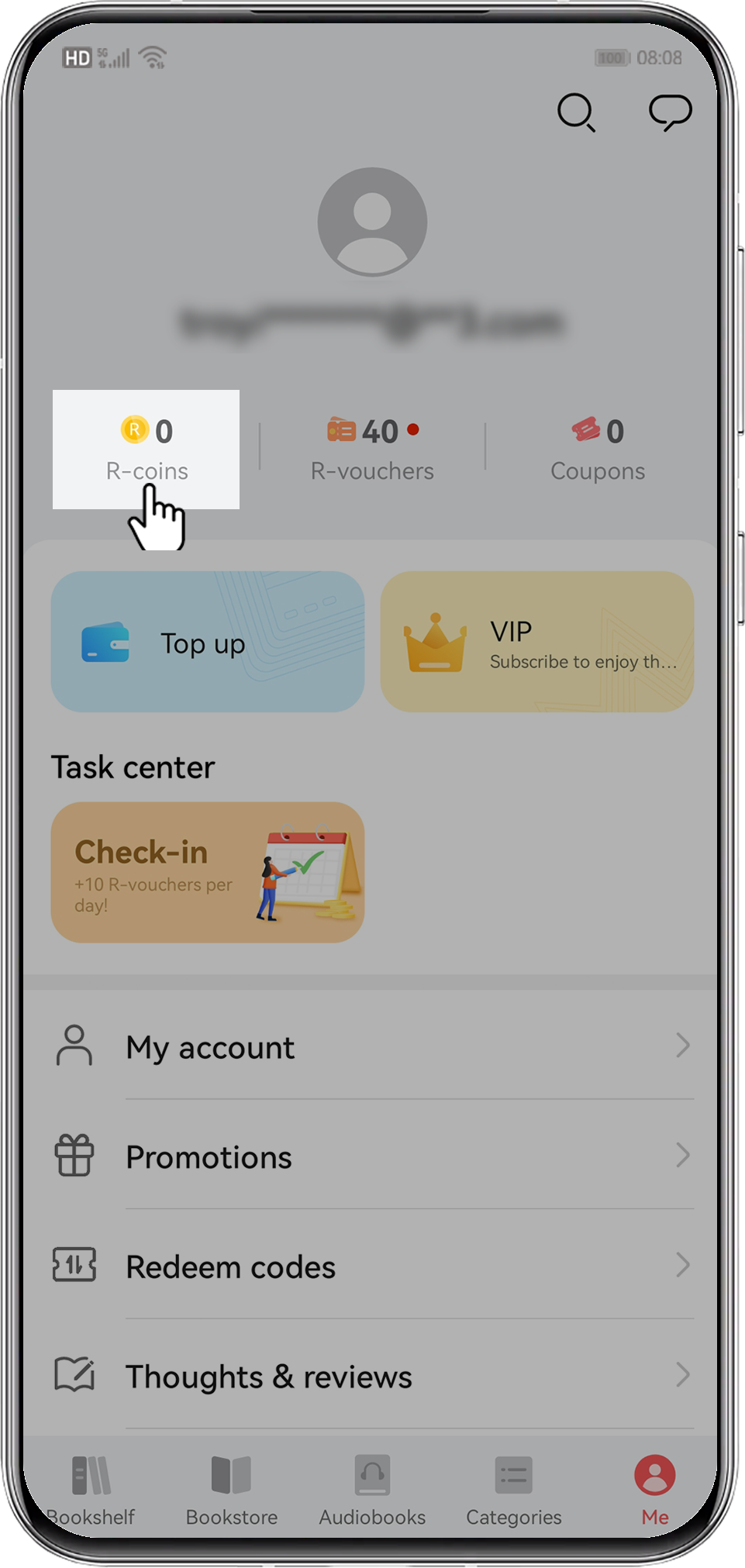 Как пополнить R-монеты и получить R-ваучеры в приложении HUAWEI Книги |  HUAWEI Поддержка Россия