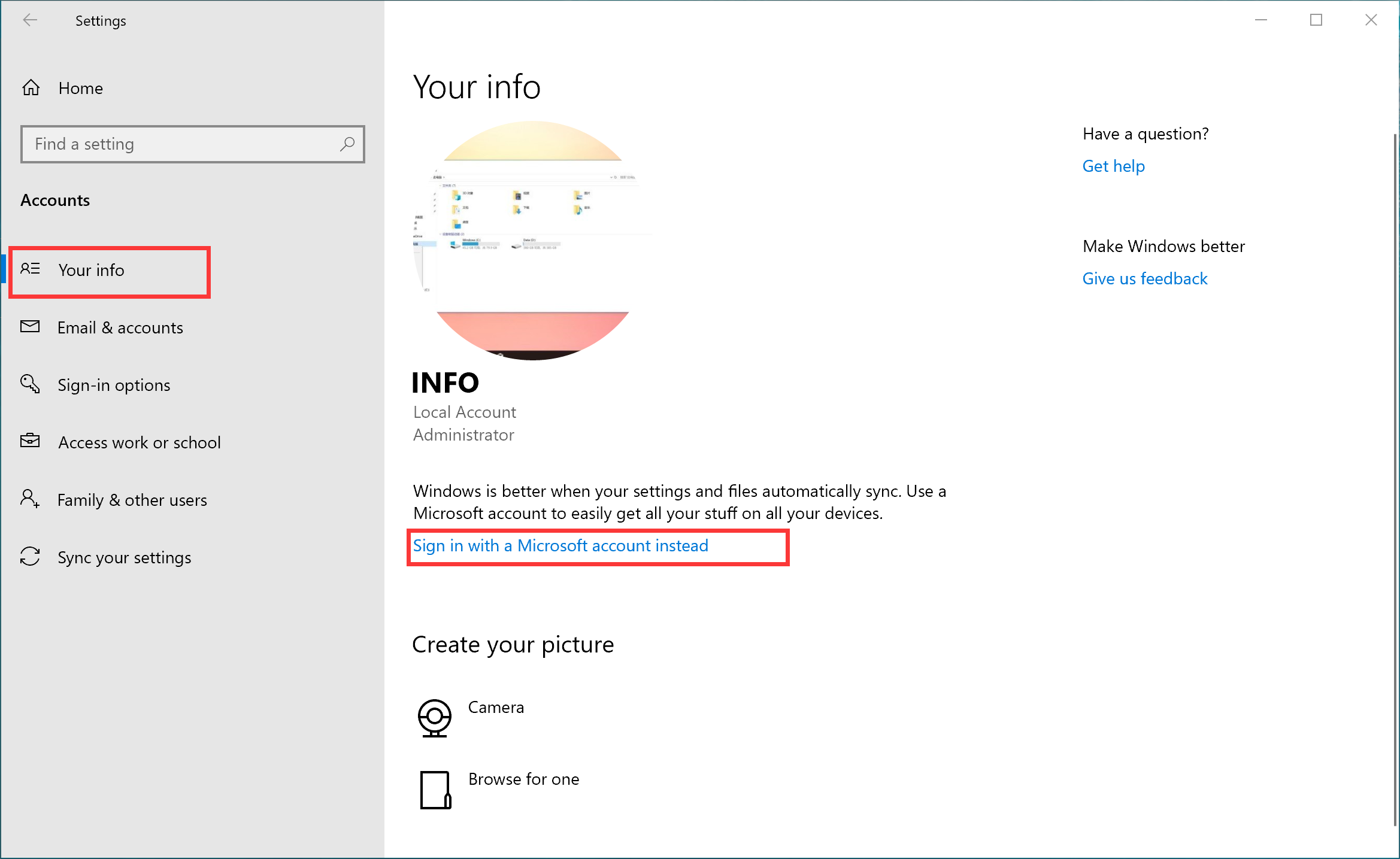 microsoft user id create