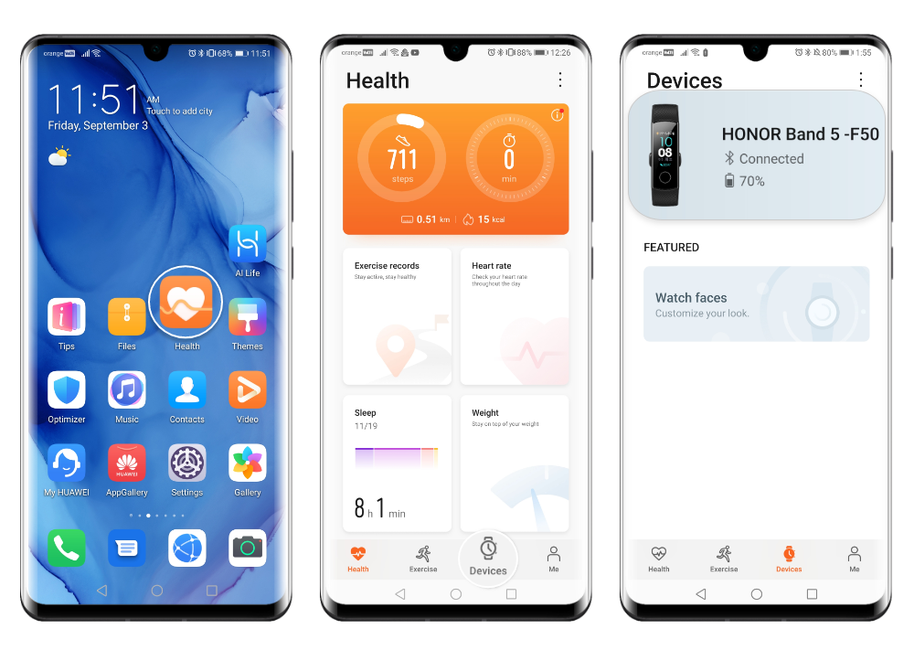 Huawei sale health wearable