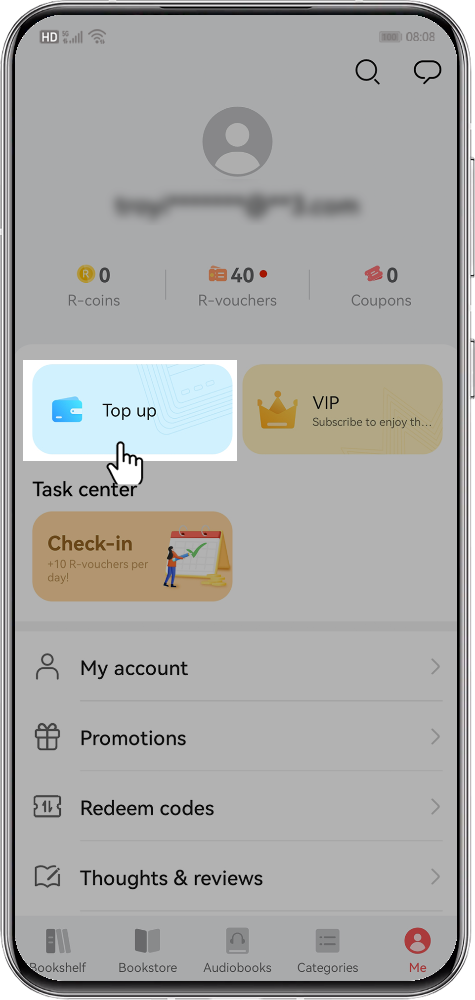Как пополнить R-монеты и получить R-ваучеры в приложении HUAWEI Книги |  HUAWEI Поддержка Россия