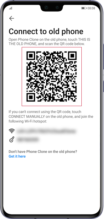 phone clone qr