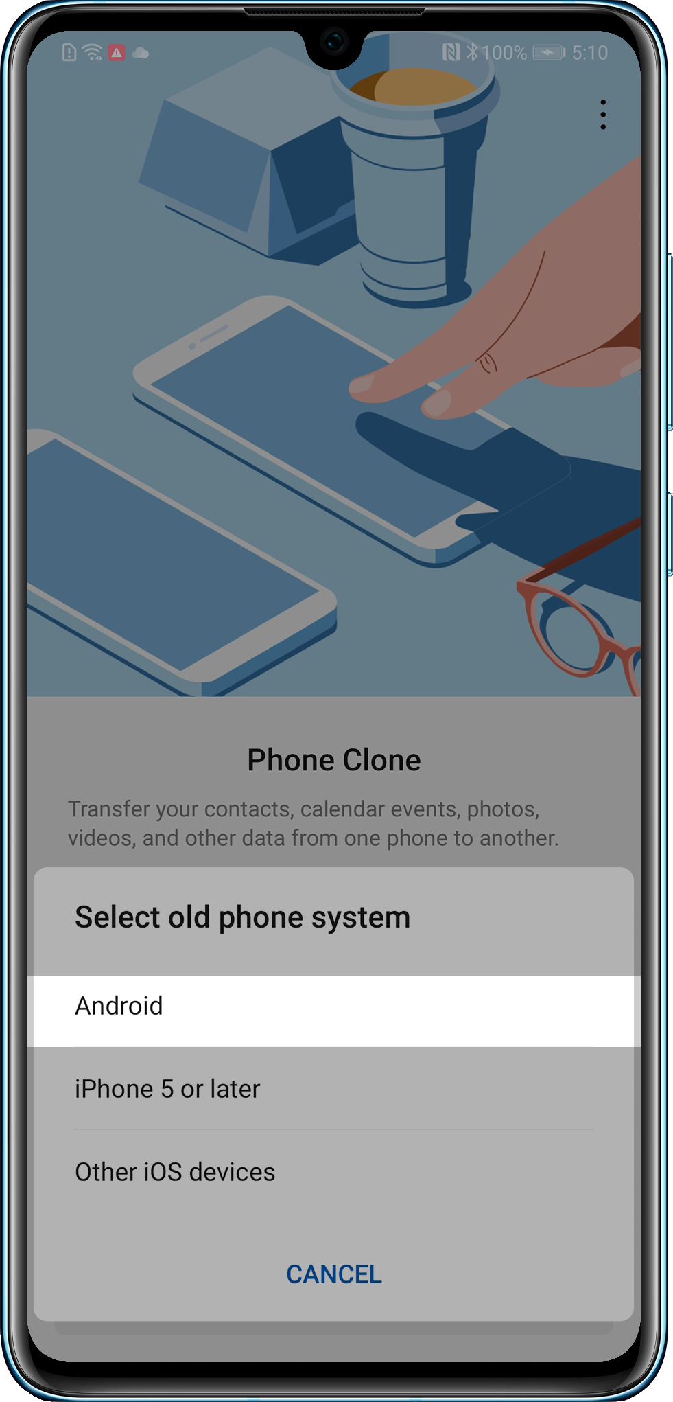 Transferring Data With Phone Clone Huawei Support Global