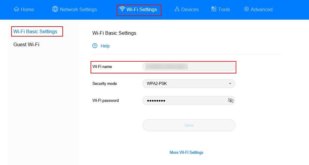 Overtræder procent Forbindelse Huawei Mobile WiFi view and change the Wi-Fi name and password | HUAWEI  Support Global