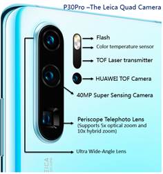 Huawei P30 Pro é o top de linha para quem quer distância da tomada