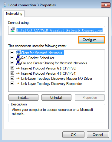 microsoft vs intel r network connections drivers
