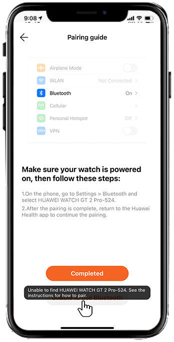Huawei watch gt2e connect to online iphone