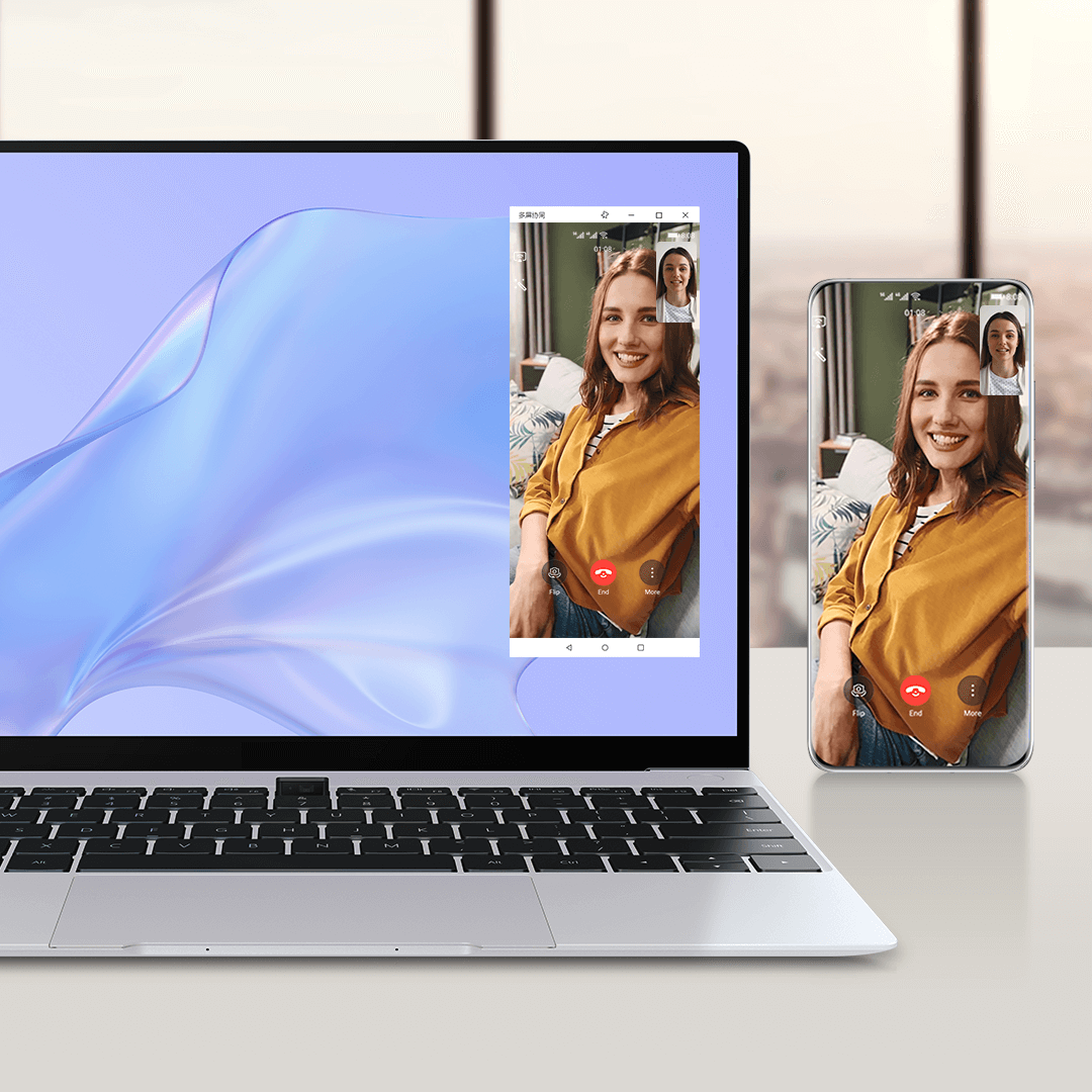 Ответ на голосовые вызовы и видеовызовы, поступающие на телефон, на  компьютере после включения режима Мультиэкран | HUAWEI Поддержка Россия